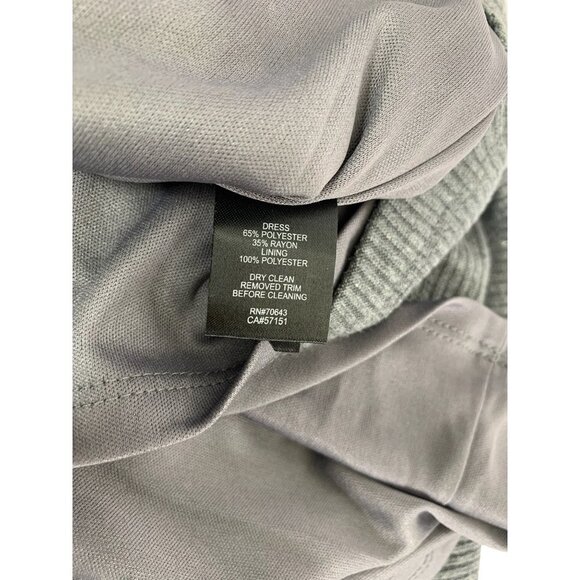 Jessica Howard Women's Plus Size Charcoal Dress & Cardigan Set - Picture 4 of 9